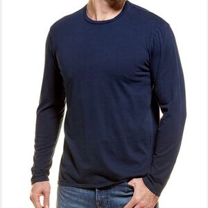 Naadam Wool Blend Long Sleeve Crewneck Size Small Men’s Navy Blue Top